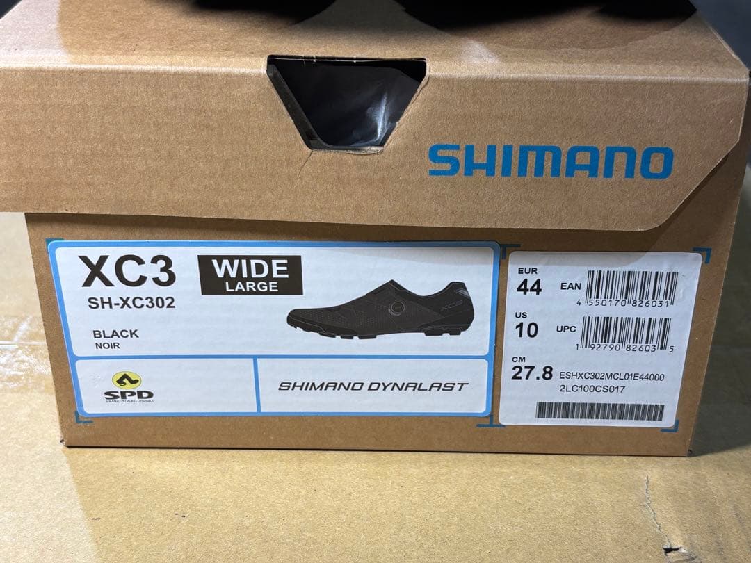 SHIMANO XC3 シューズ ブラック 44 WIDE