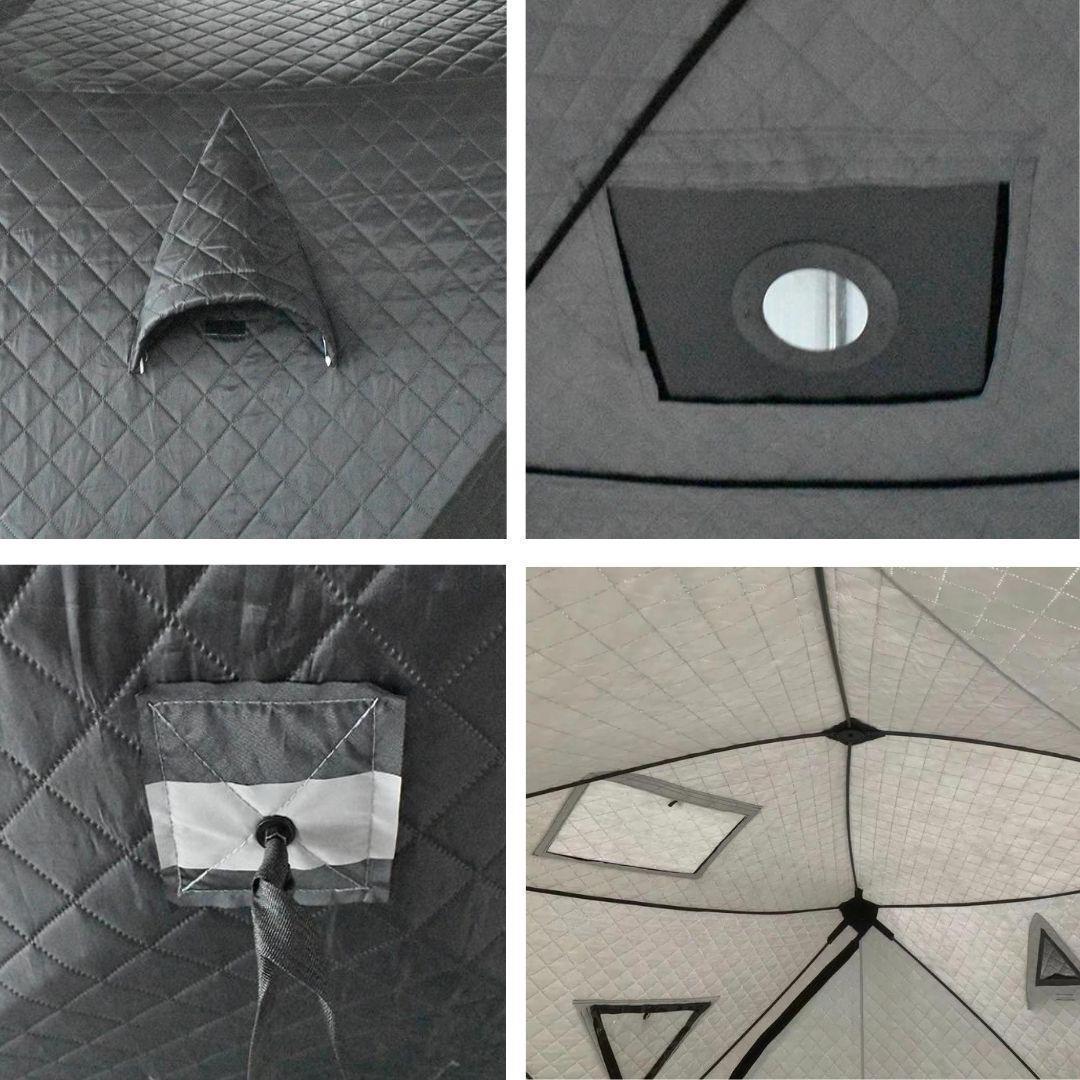 サウナテント5点セット エントリーモデル 家庭用サウナ キャンプ 薪ストーブ