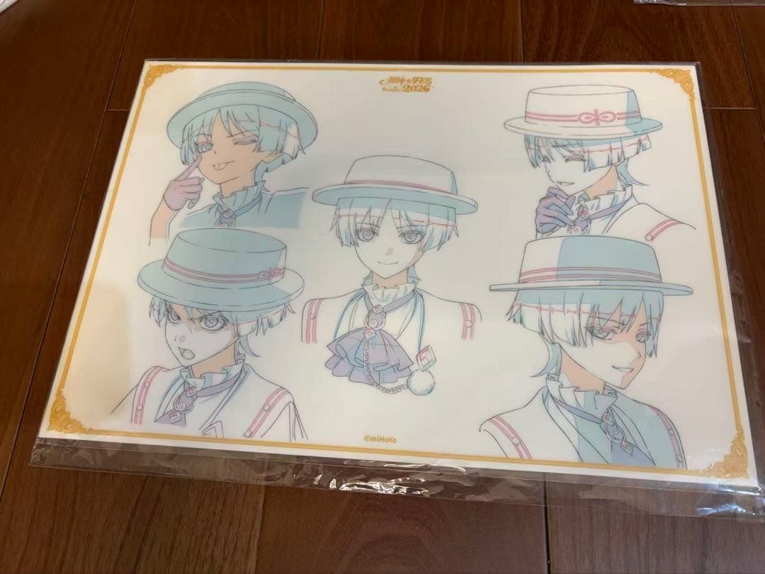 原神fes 2026 vip特典　原画　PVC マット　ポスター　放浪者