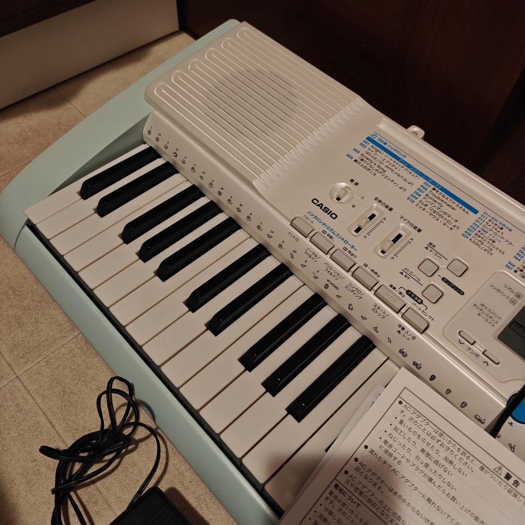 美品　CASIO LK-108 光ナビゲーションキーボード