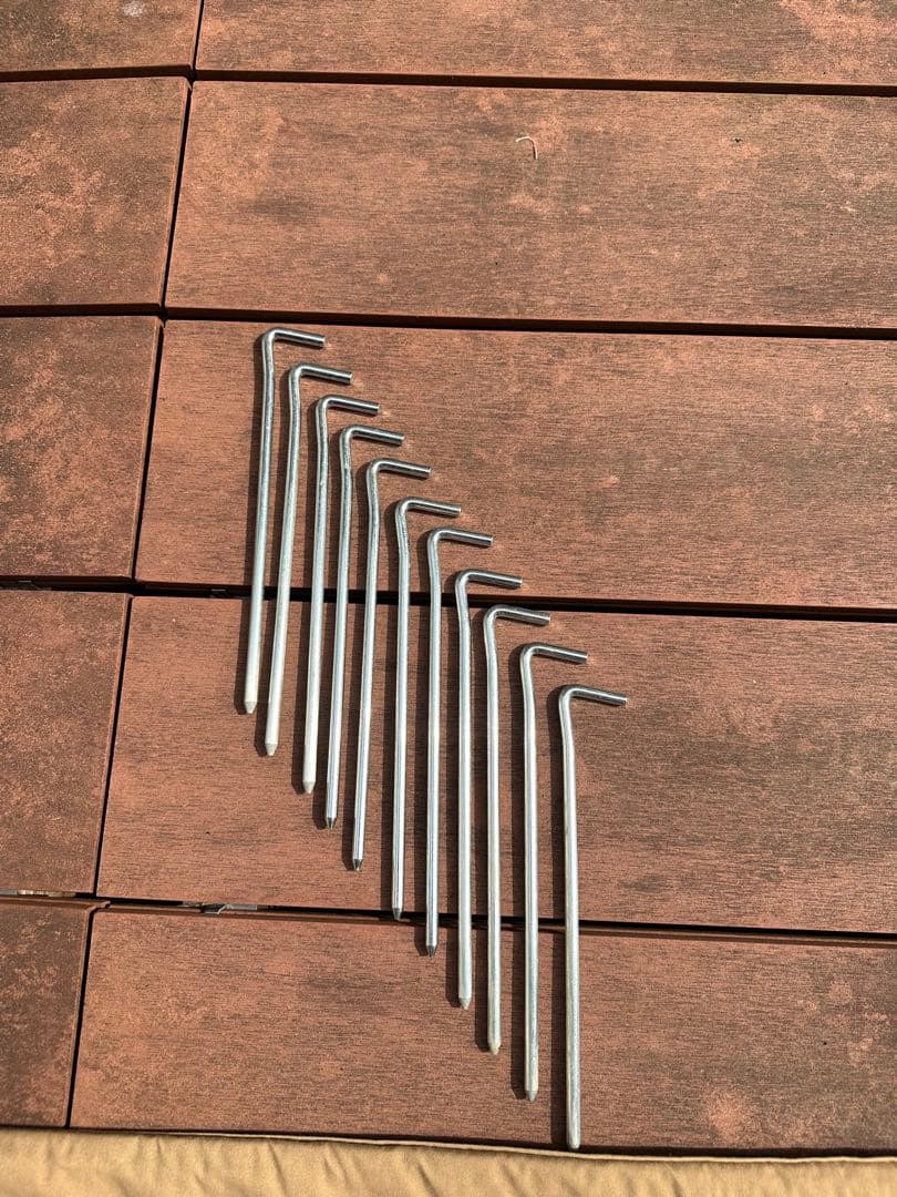 焚き火　可！！ ベージュ タープ・シェード 32ミリポール２本付き