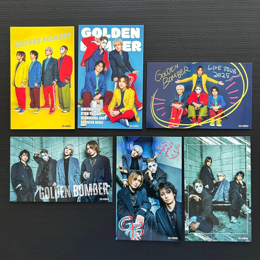 25トレカ／ゴールデンボンバー 鬼龍院翔 喜矢武豊 歌広場淳 樽美酒研二