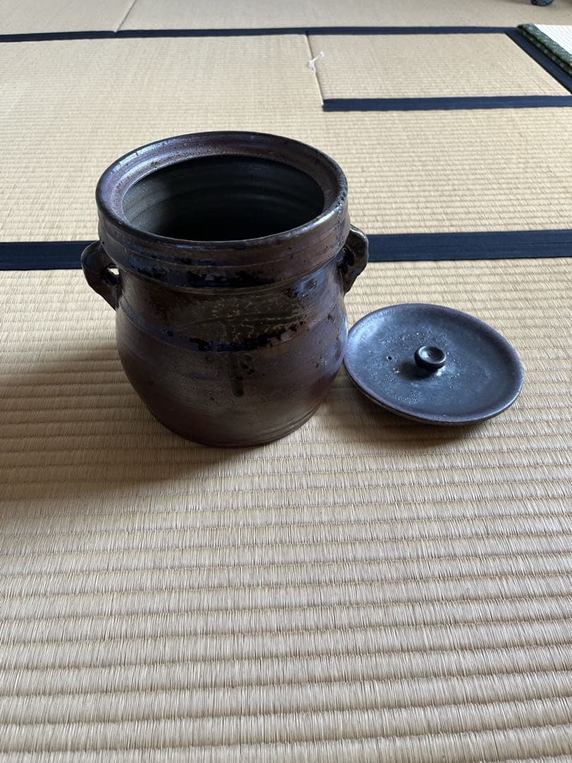 【新品未使用品】正元直作造　丹波　水指　共箱