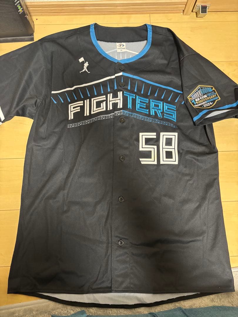 北海道日本ハムファイターズ 奈良間大己 ユニフォーム エスコン 1周年 XL