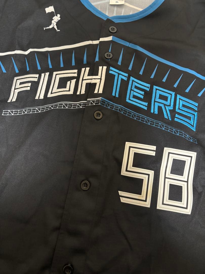 北海道日本ハムファイターズ 奈良間大己 ユニフォーム エスコン 1周年 XL