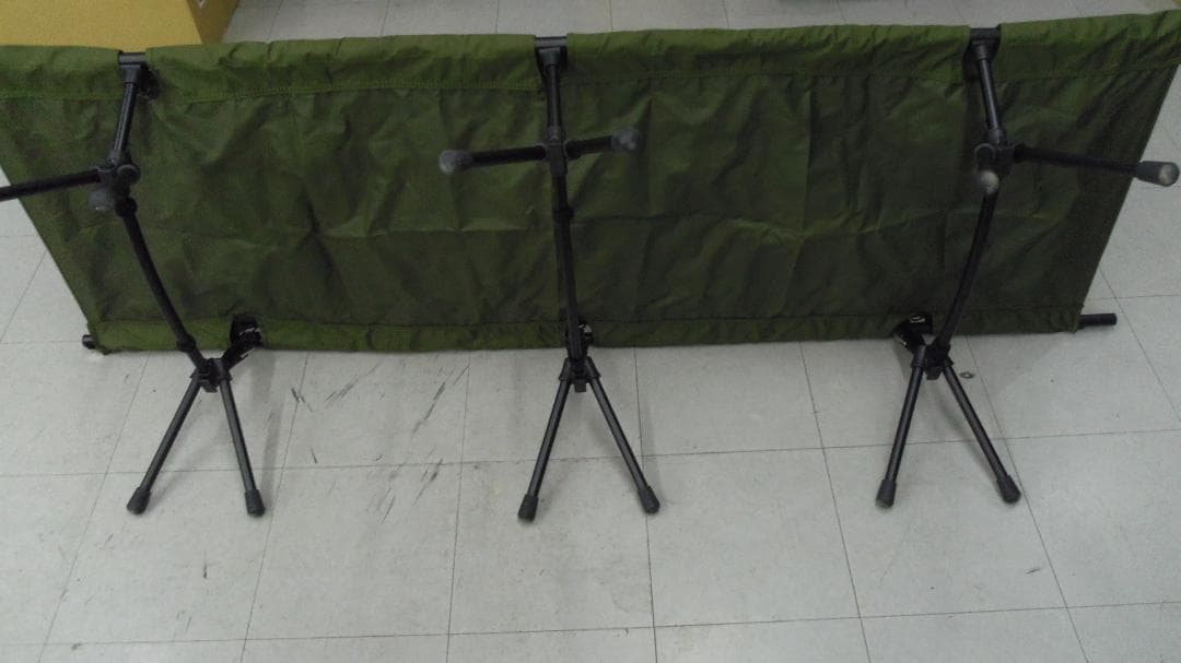 【【中古品】WAQ 2WAY キャンプ コット　軽量 折りたたみベッド ベンチ