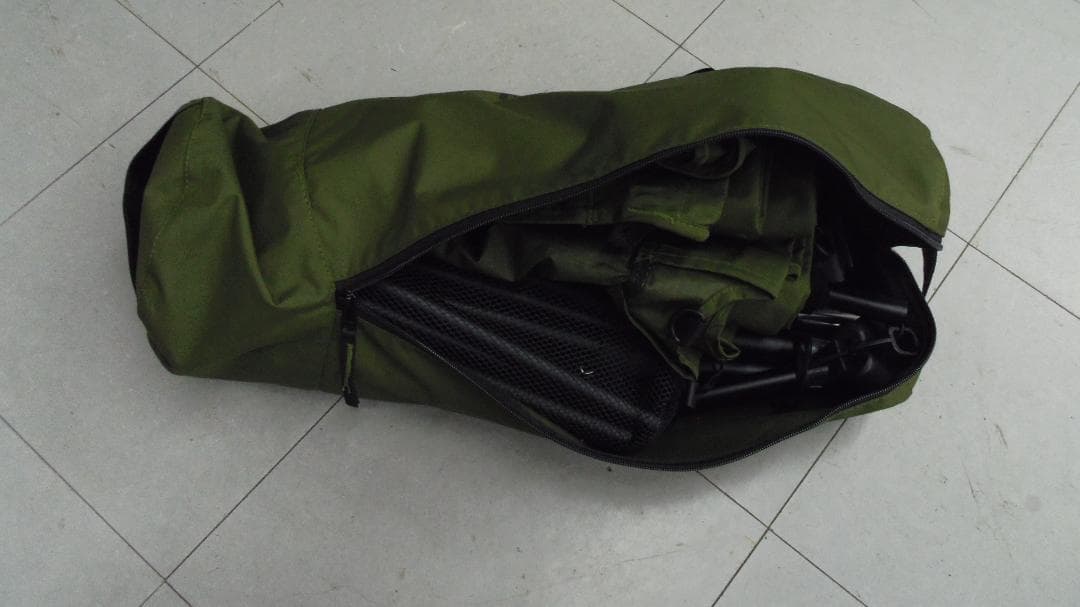 【【中古品】WAQ 2WAY キャンプ コット　軽量 折りたたみベッド ベンチ