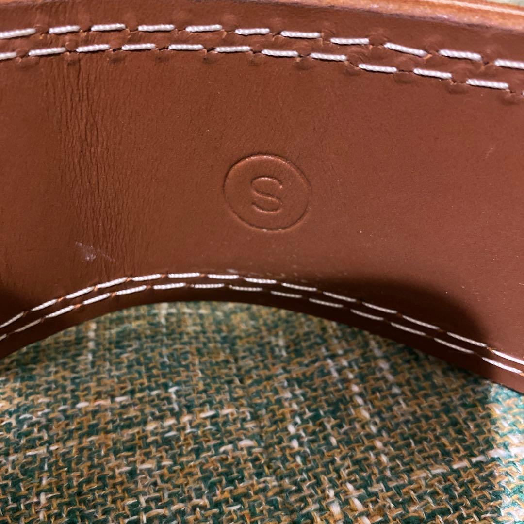 GOLD'S GYM レザー トレーニングベルト S