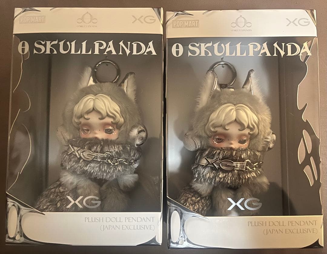 SKULLPANDA × XG ぬいぐるみペンダント スカルパンダ　2個セット