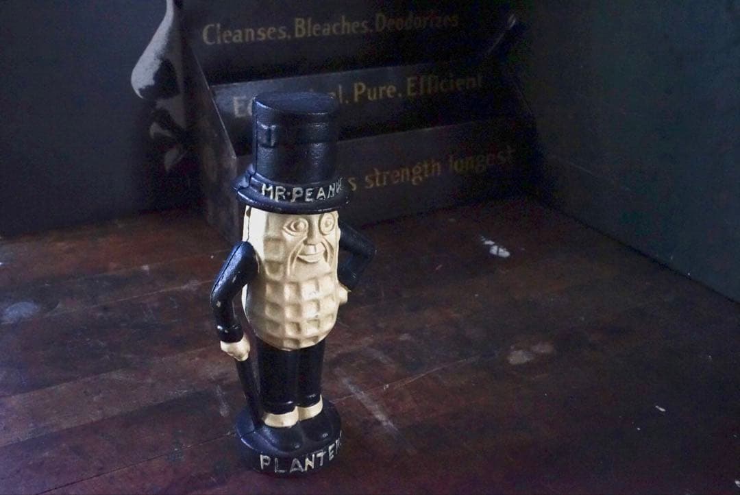 Mr Peanuts 貯金箱　アメリカ　雑貨　ビンテージ　ミスターピーナッツ