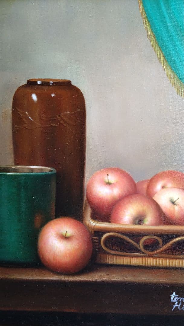 人見友紀　伝説の逃亡画家　油彩画　油絵　静物画