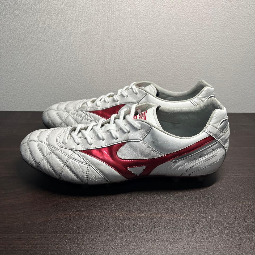Mizuno Morelia II Japan AG 26cm ホワイト/レッド