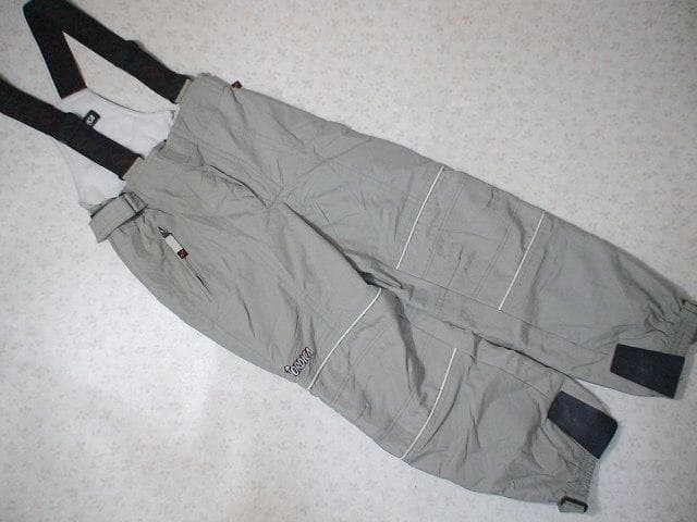 145360　メンズ　スキーウエア　サロペット　グレー　Ｍ