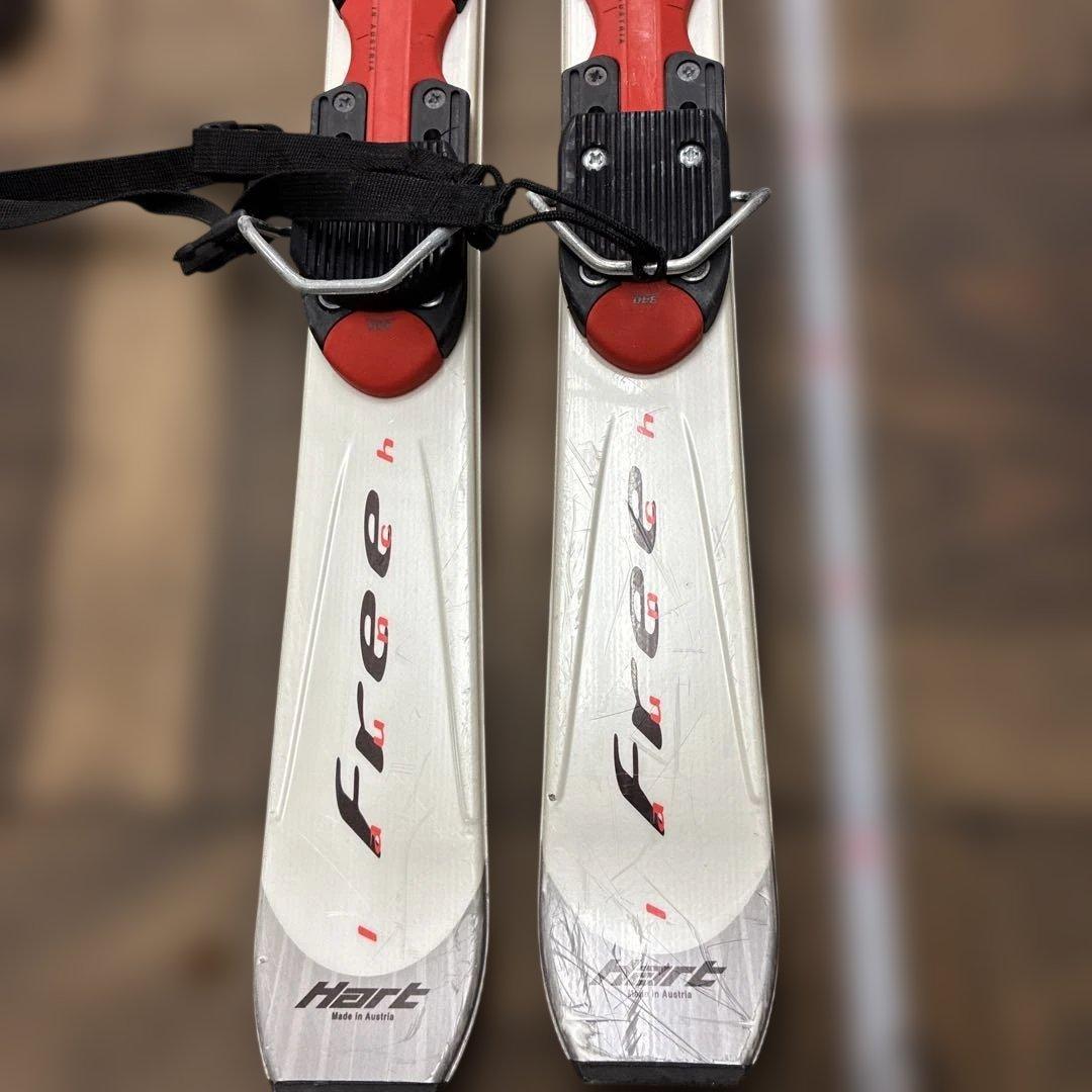 Hart free ショートスキー板 ホワイト/レッド　整理番号階