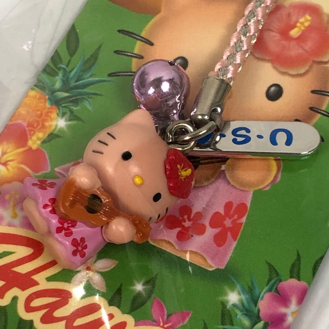 ハローキティ ストラップ ハワイ ウクレレ 日焼けキティ Hello kitty