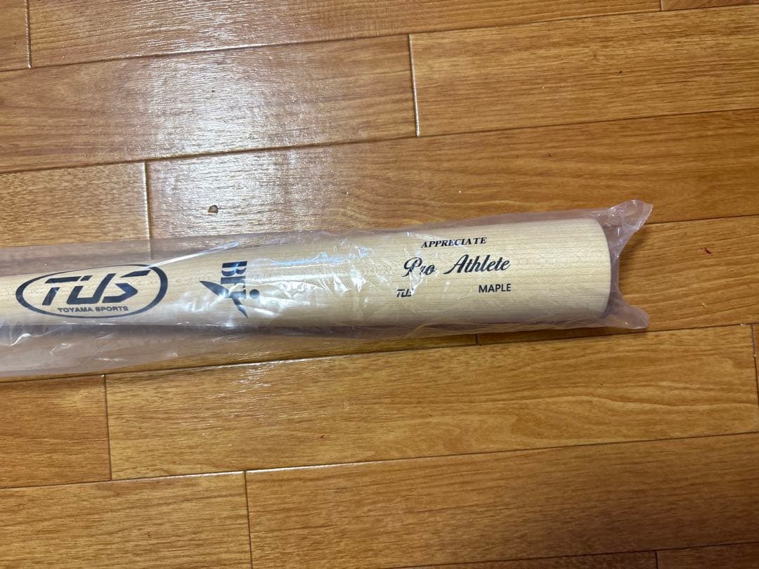 【美品】TUS 富山運動具製作所　硬式木製　オーダーバット　BFJ