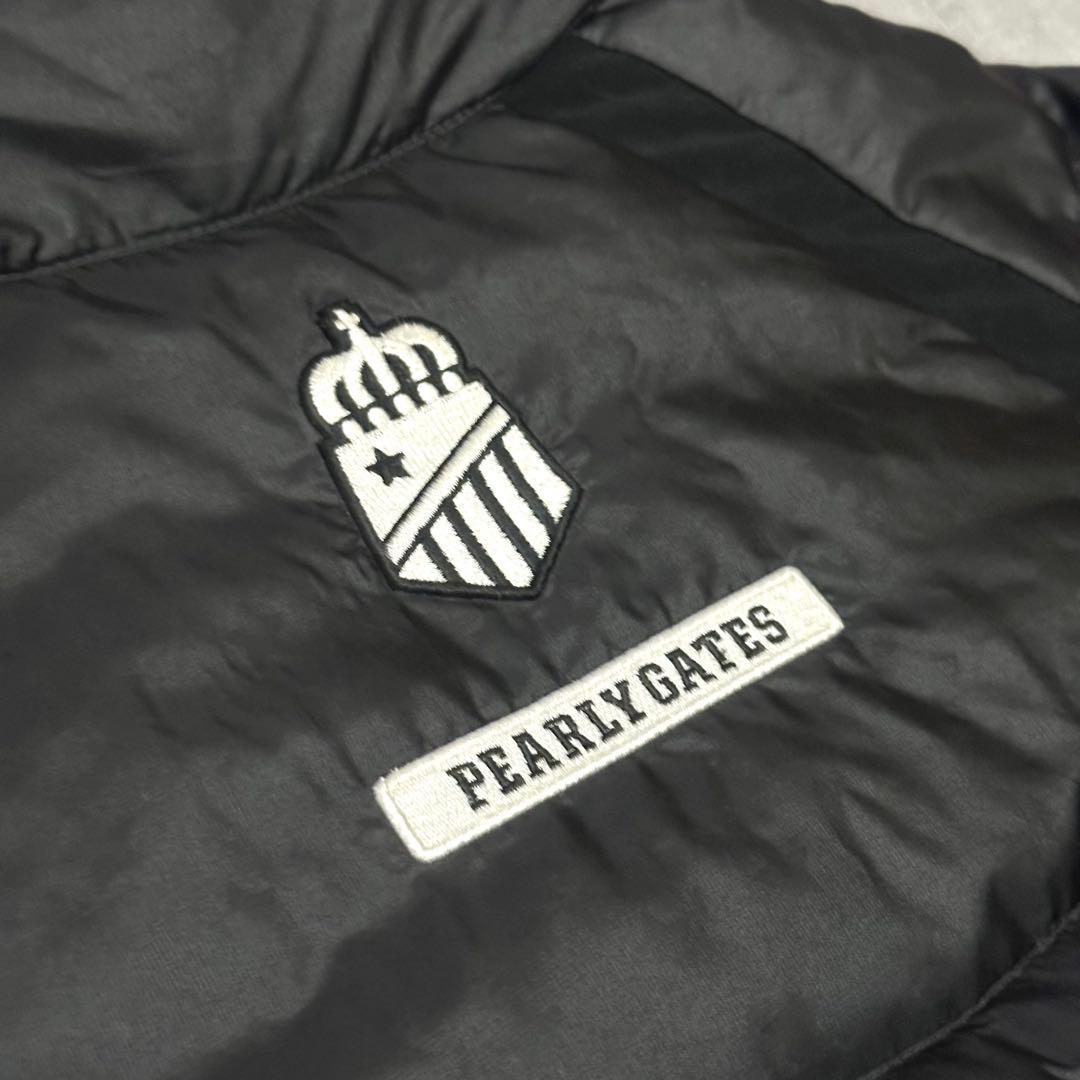 PEARLY GATES パーリーゲイツ ダウンジャケット 星地模様 ワッペン