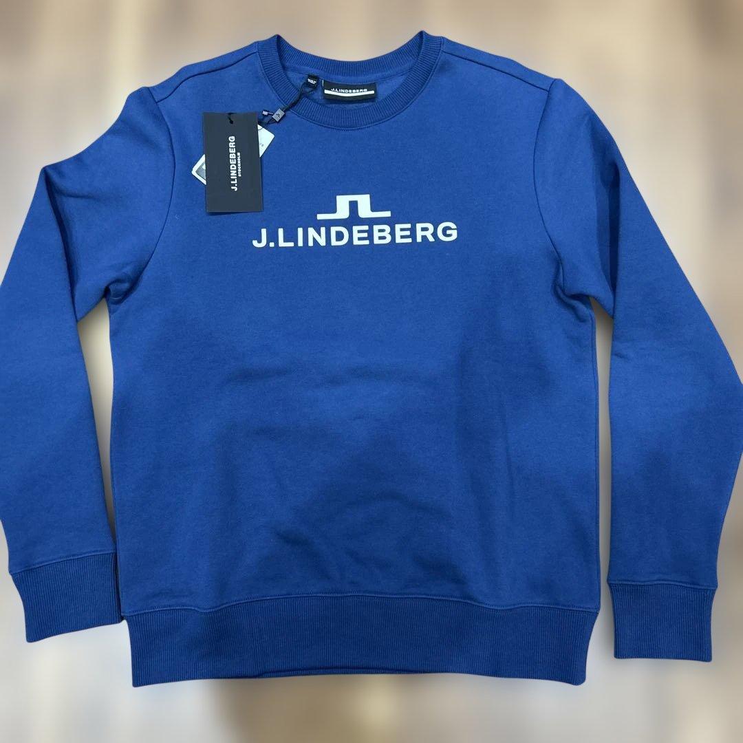新品 定価25300円 Jリンドバーグ ロゴスウェット M ネイビー