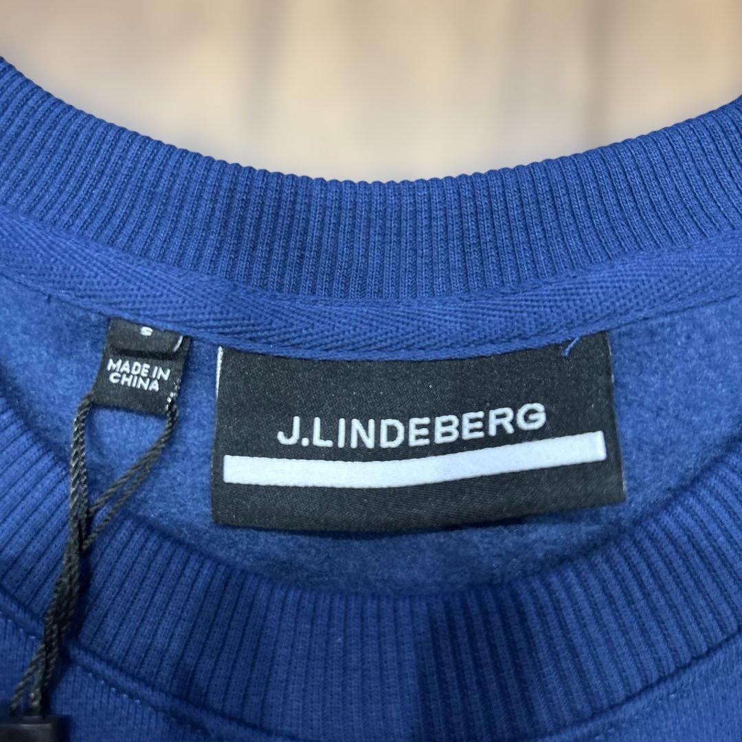 新品 定価25300円 Jリンドバーグ ロゴスウェット M ネイビー