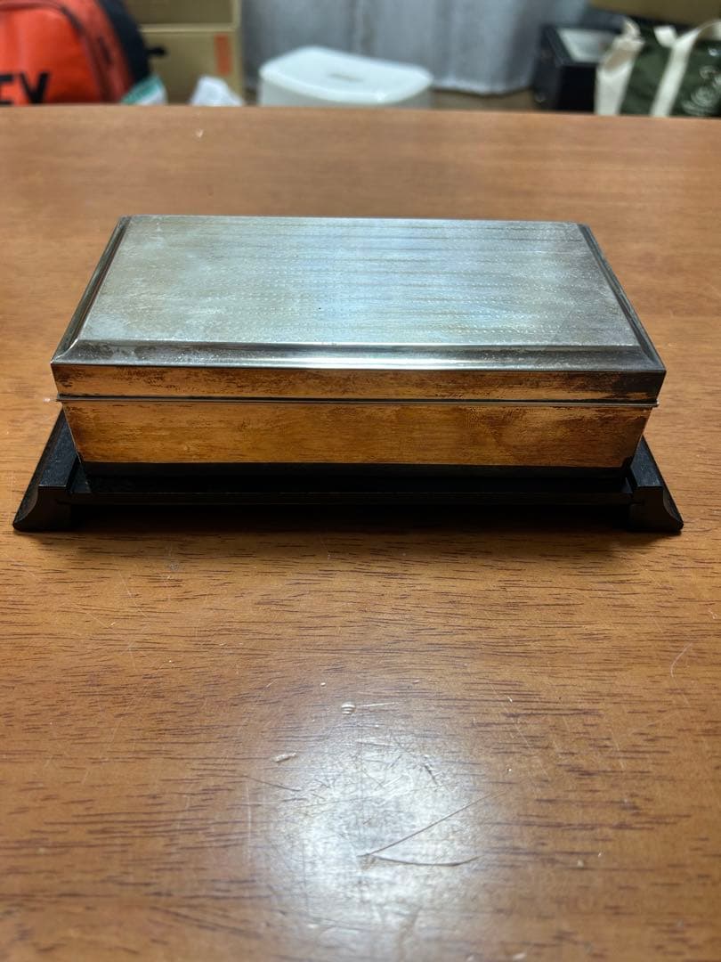 純銀 SILVER 950小物入れ銀製煙草入れアンティーク235g