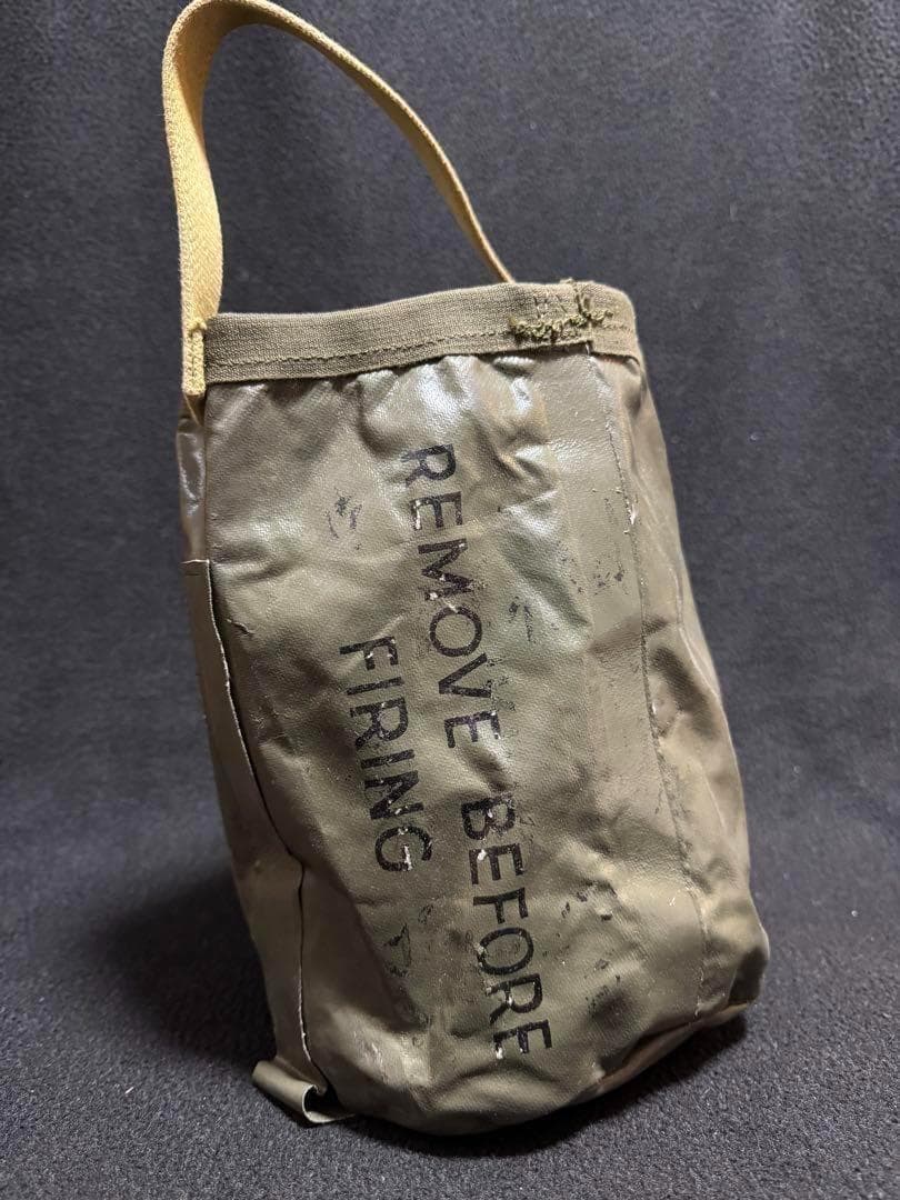 米軍 実物 REMOVE BEFORE FIRING 砲口カバー