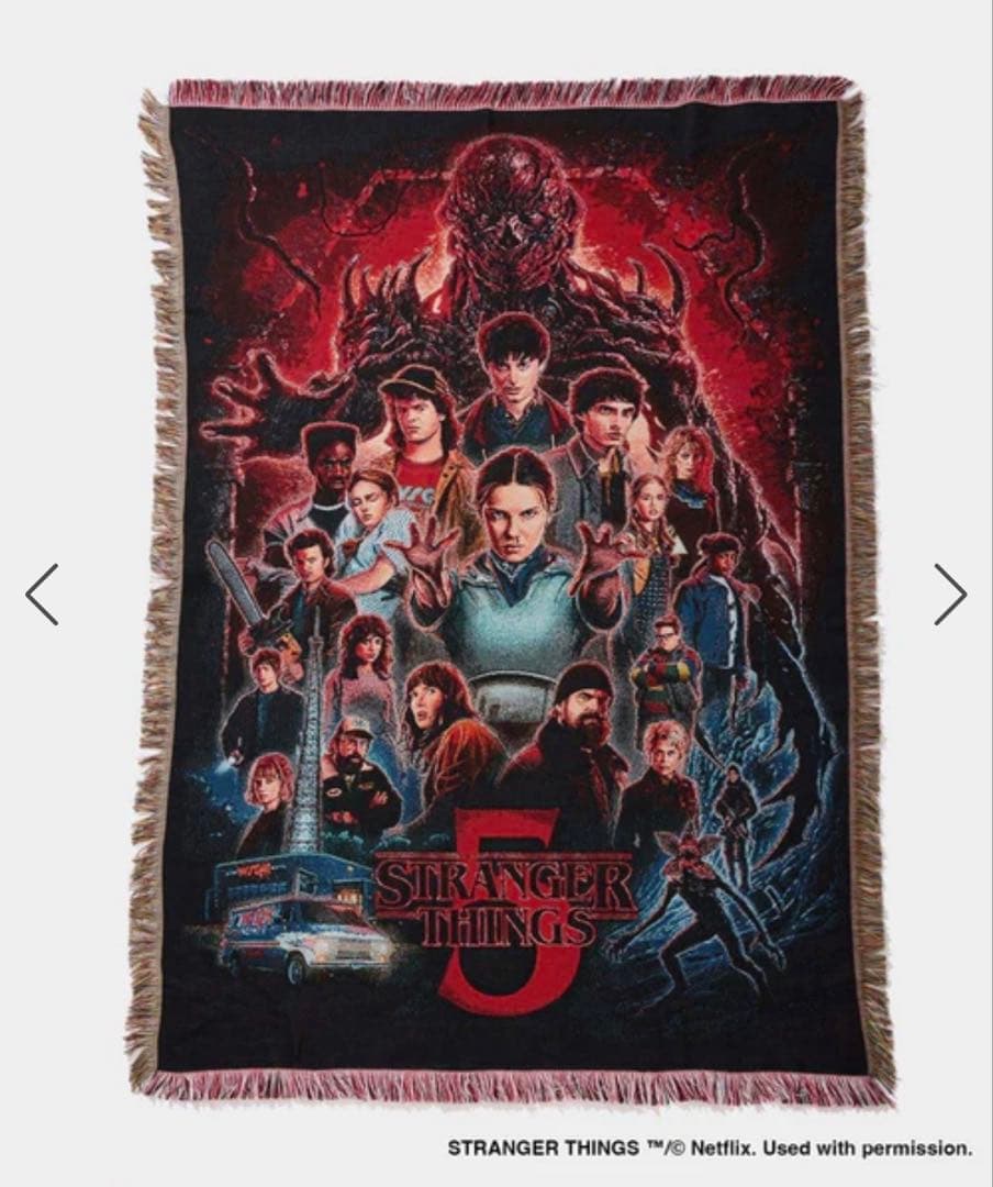 V.A. Stranger Things Blanket ポップアップ原宿