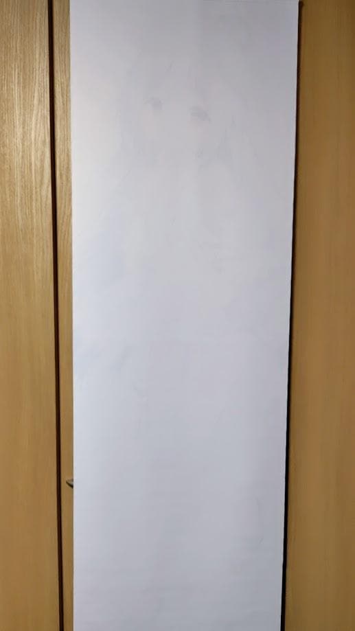 しらたま　しろいいぬ　等身大タペストリー