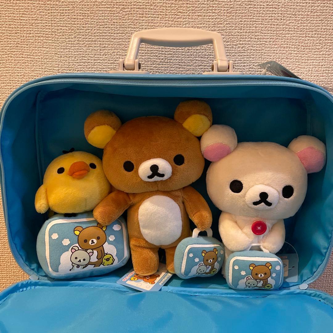 【レア】リラックマ ぬいぐるみセット ケース付き