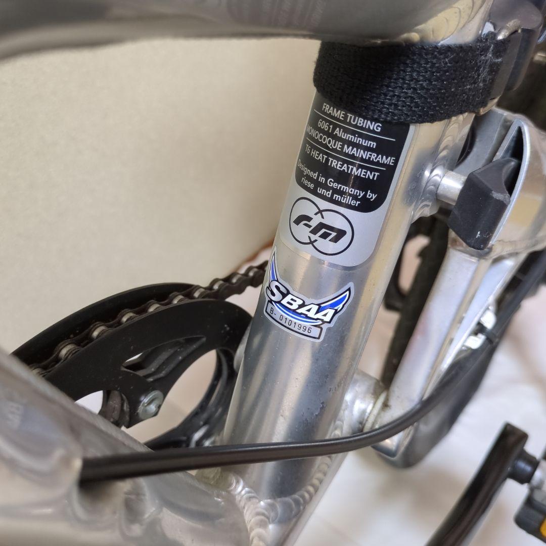 【ジャンク品】R&M 「ライズアンドミューラー」 BD-1 折り畳み自転車