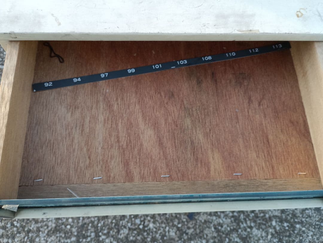 4236）糸販売木製ケース　　手芸 店舗什器 昭和レトロ