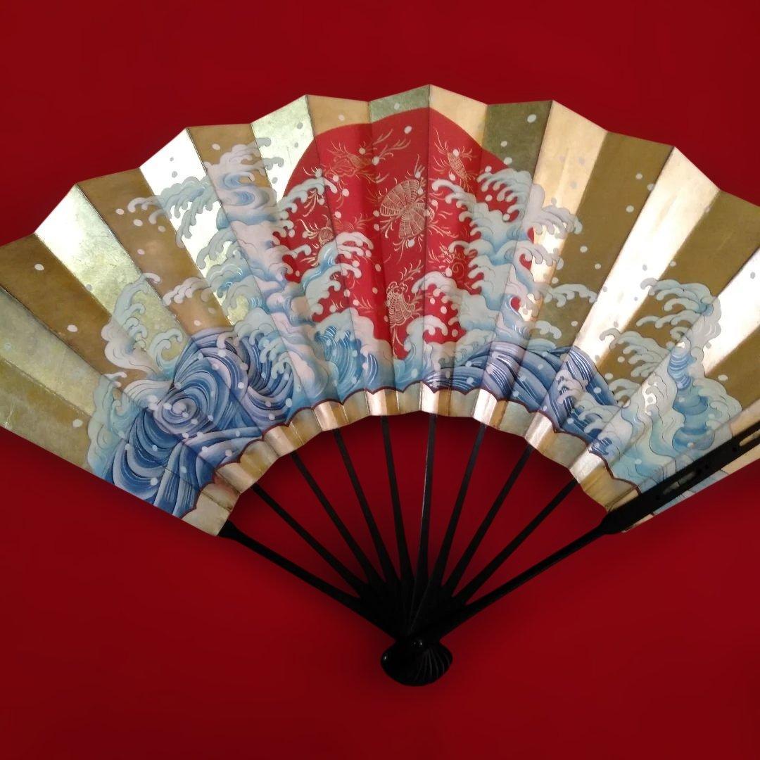 京都十松屋製　御舞扇