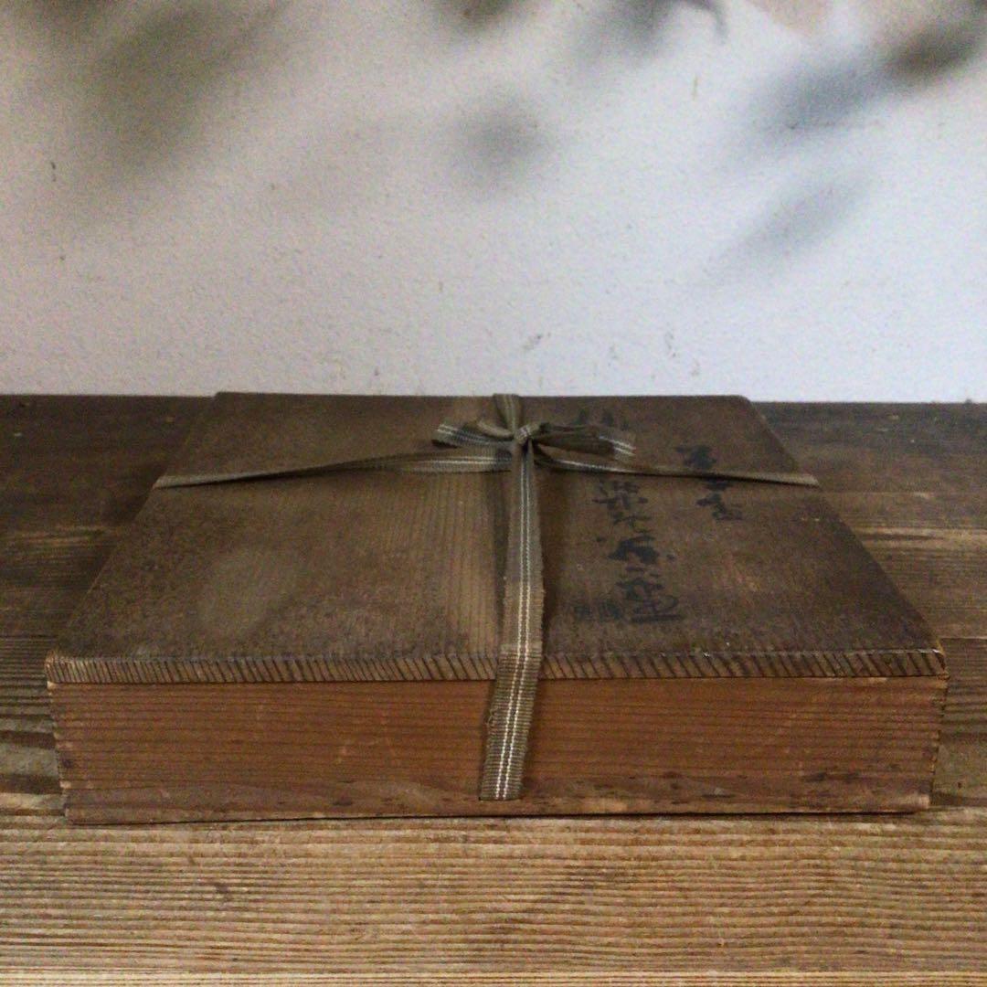 No4388 二代真清水蔵六(泥中庵) 椿図　菓子盆　共箱　送料無料