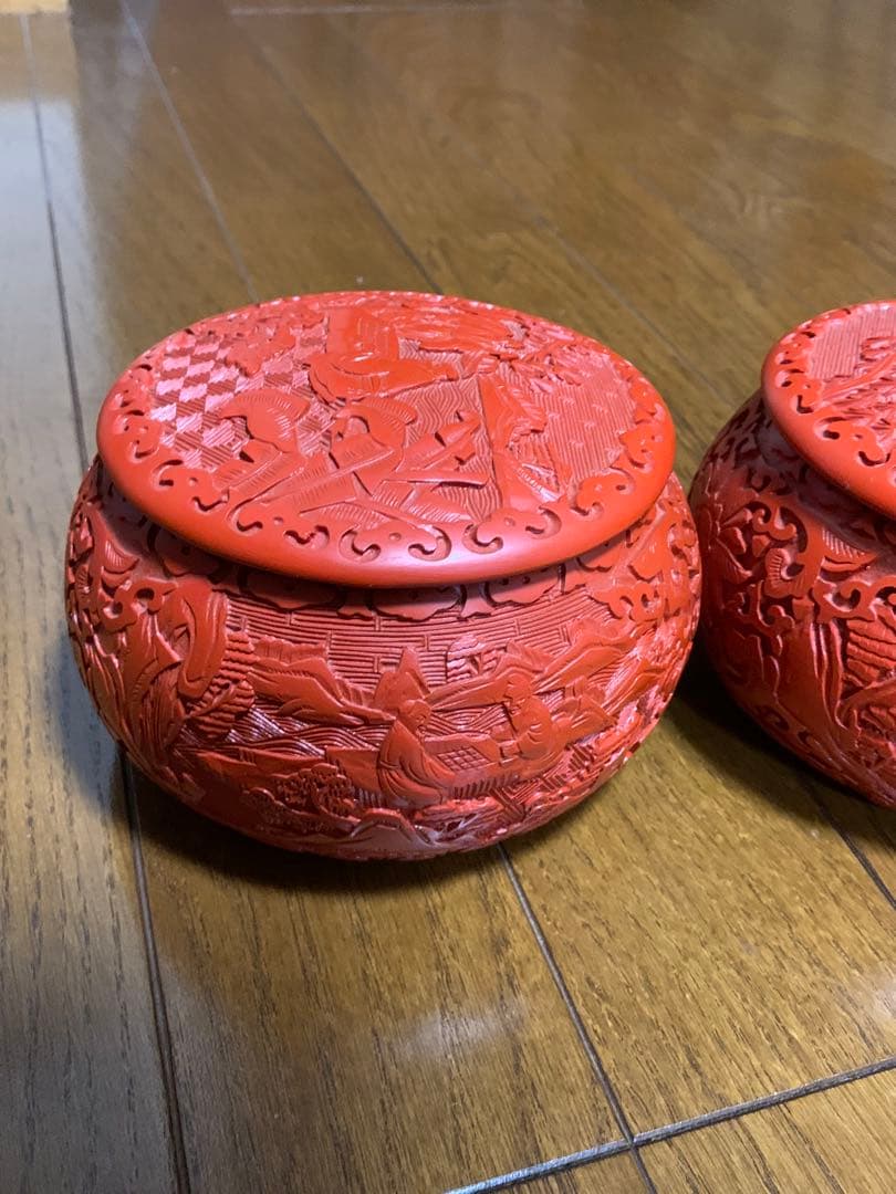 新品未使用 碁石 囲碁 堆朱 瑪瑙 メノウ 中国