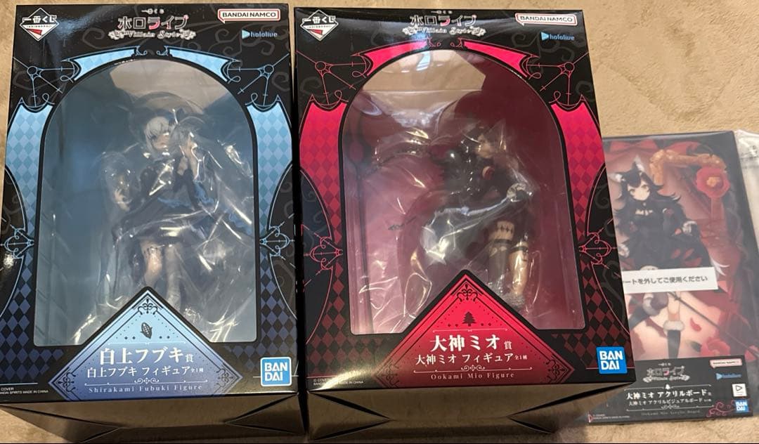 一番くじ ホロライブ ～Villain Style～ 白上フブキ賞　大神ミオ賞