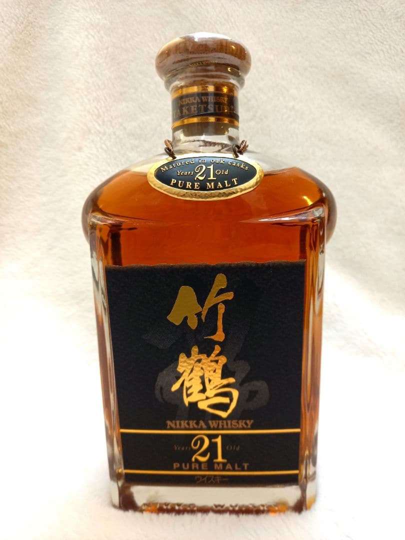 ニッカウイスキー竹鶴21年　旧ボトル　 ピュアモルト 720ml