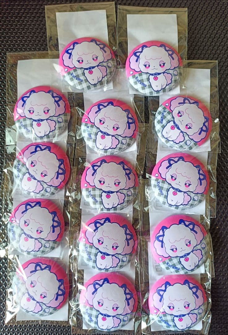 くるむ　缶バッジ