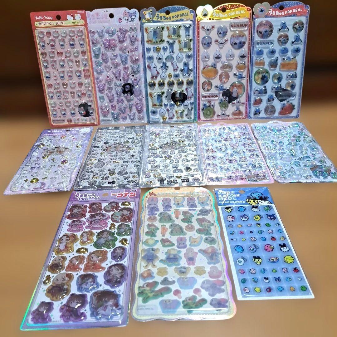 13点 まとめ売り キャラクター シールセット