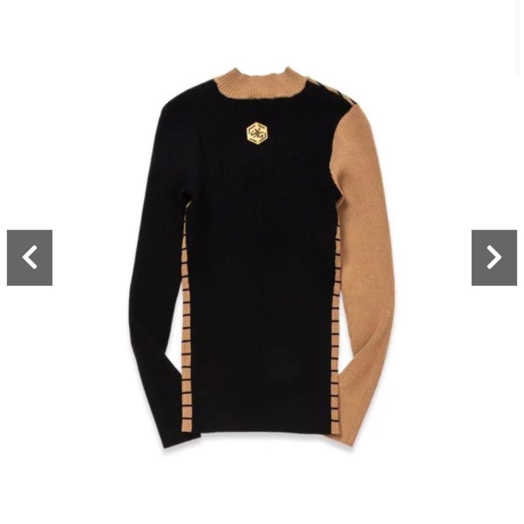 SY32 Lサイズ　ブラック　BORDER SWEATER 26,400円