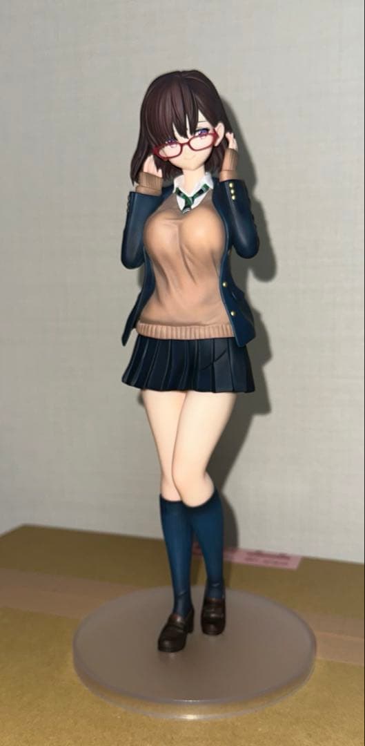 加瀬大輝イラスト『メガネJKさん』　フィギュア