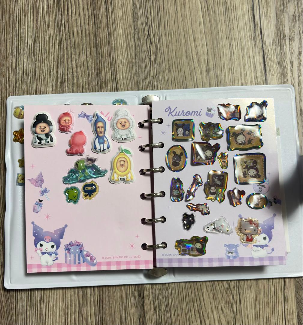 シール帳 クロミ シール付き