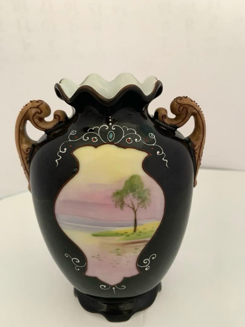 オールドノリタケ　花瓶　送料込み