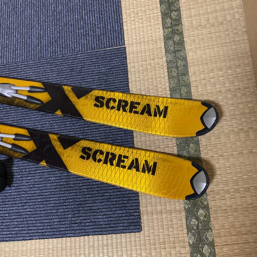 スキー　スキー板180サロモン　スキーストック115センチ　スキーセット