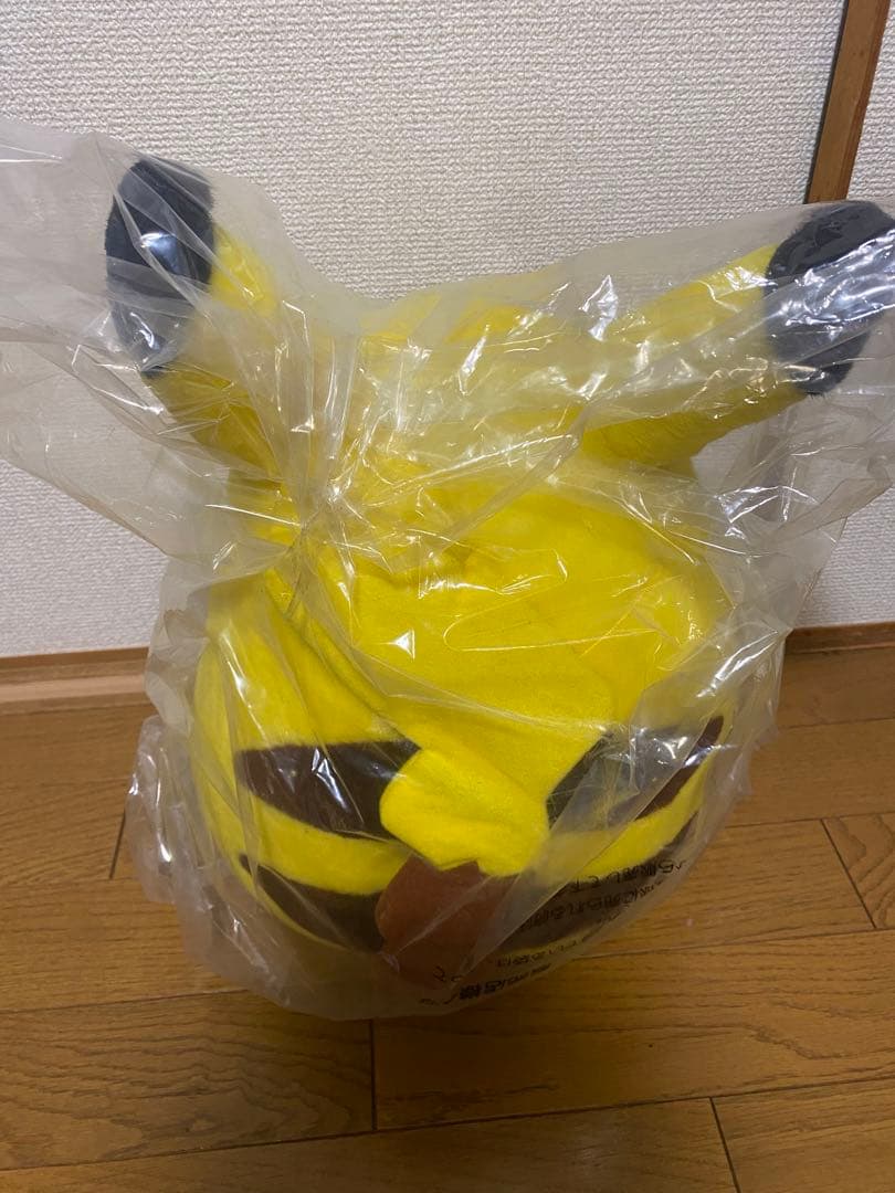 【輸送袋未開封品】ポケモン ピカチュウ ぬいぐるみ 初期 TOMY1/1 等身大