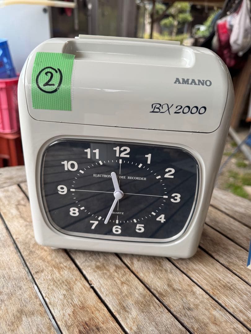 アマノ　タイムレコーダー　BX2000 used②