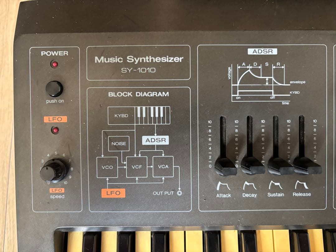 Technics SY-1010 アナログシンセサイザー 動作品