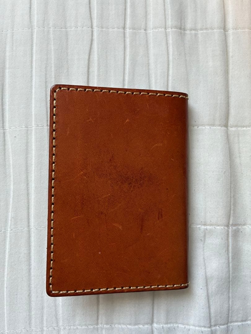 HERZ ヘルツ　レザー ブラウン パスポートカバー