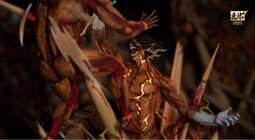 進撃の巨人 巨人対戦 宣戦 フィギュア ガレージキット