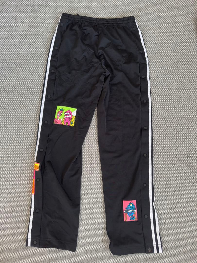 レアJeremy Scott x Adidas トラックパンツ　パッチ付き⭐︎