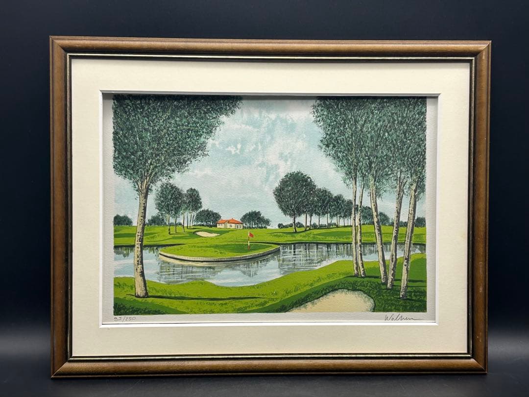 クロード・ウォルペン　リトグラフ　【グリーンハウス2】　シリアル番号　サインあり