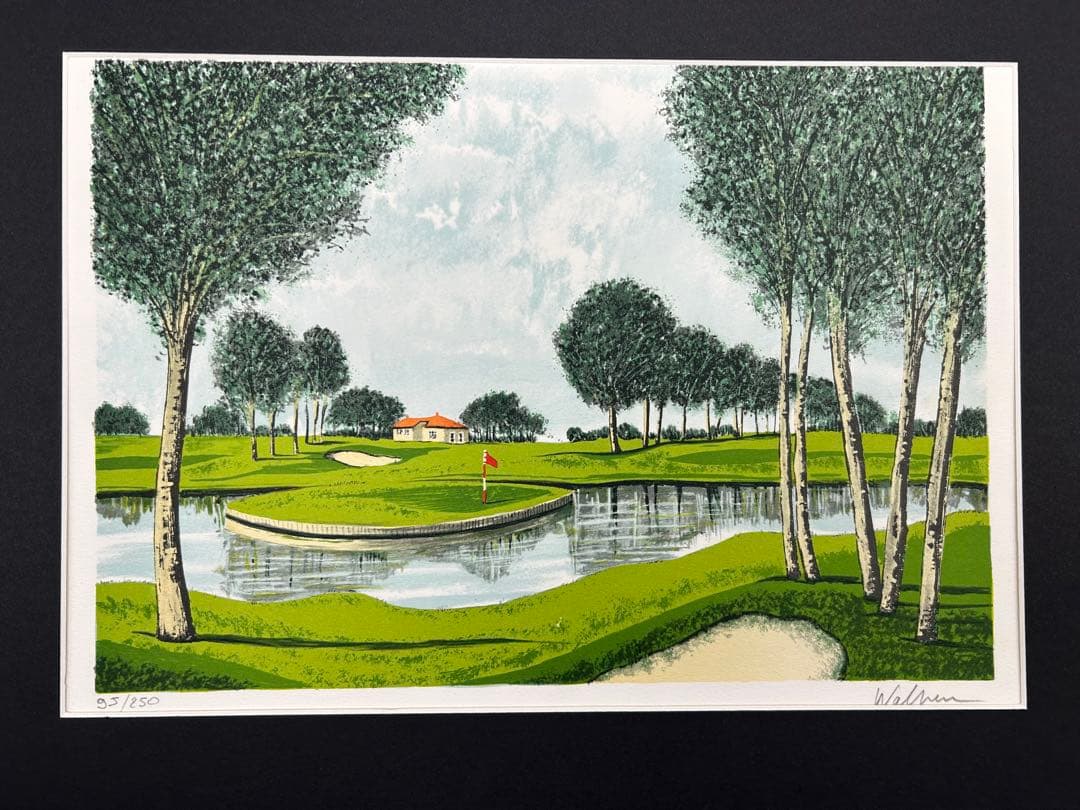 クロード・ウォルペン　リトグラフ　【グリーンハウス2】　シリアル番号　サインあり